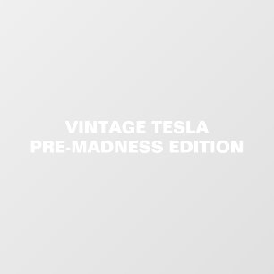 VINTAGE PRÜFUNG FENSTERAUFKLEBER