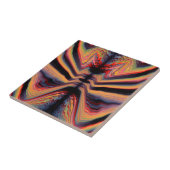 Vintage psychedelisches Muster Fliese (Seite)