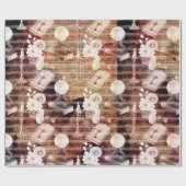 Vintage psychische Lektüre Geschenkpapier (Flach)