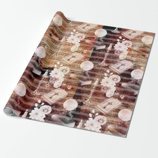 Vintage psychische Lektüre Geschenkpapier (Ungerollt)