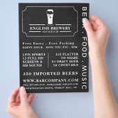 Vintage Pub Chalkboard, Pub/Brauerei Werbung Flyer (Hand)