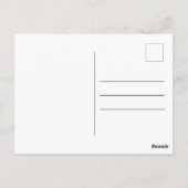 Vintage PuffsIllustration Postkarte (Rückseite)