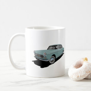 Vintage Pug 404 Coupé 2 Bilder - 20 Farben Kaffeetasse