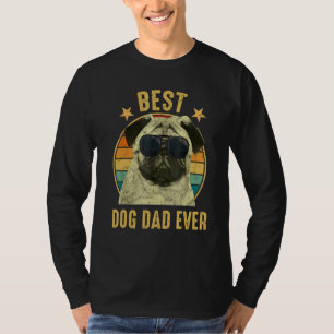 Vintage-Pug-Vater-Brille Bester Hund-Vater Allerze T-Shirt
