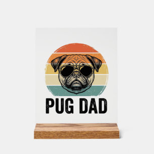 Vintage-Pug-Vater-Gravur-Hunde-Liebhaber-Design_1 Acrylschild