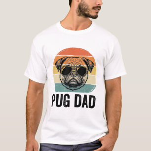 Vintage-Pug-Vater-Gravur-Hunde-Liebhaber-Design_1 T-Shirt