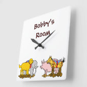 Vintage Pull-Toys - benutzerdefinierte Uhr (Winkel)