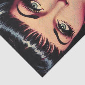 Vintage Pullgabel Seidenpapier (Ausschnitt)