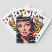 Vintage Pullgabel Spielkarten (Rückseite)