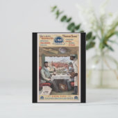 Vintage-Pullman-Waggons Postkarte (Stehend Vorderseite)