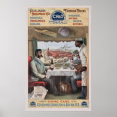 Vintage Pullman-Zugwagen Poster (Vorne)