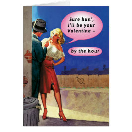 Vintage Puls Fiktion Proposition Valentinkarte