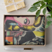 Vintage Pulsdarstellung Seidenpapier (Geschenk)