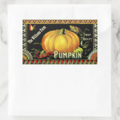 Vintage Pumpkantwerbung Rechteckiger Aufkleber (Tasche)