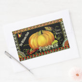 Vintage Pumpkantwerbung Rechteckiger Aufkleber (Umschlag)