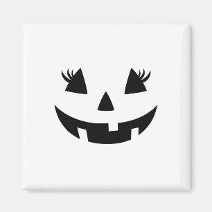 Vintage Pumpkin Face Jackolantern Kürbislaterne H Magnet