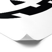 Vintage Pumpkin Face Jackolantern Kürbislaterne H Poster (Ecke)