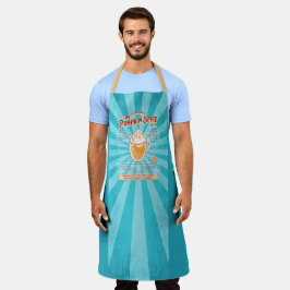 Vintage Pumpkin GewürzLatte - Rezept Poster Schürze