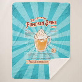 Vintage Pumpkin GewürzLatte - Rezept Poster Sherpadecke