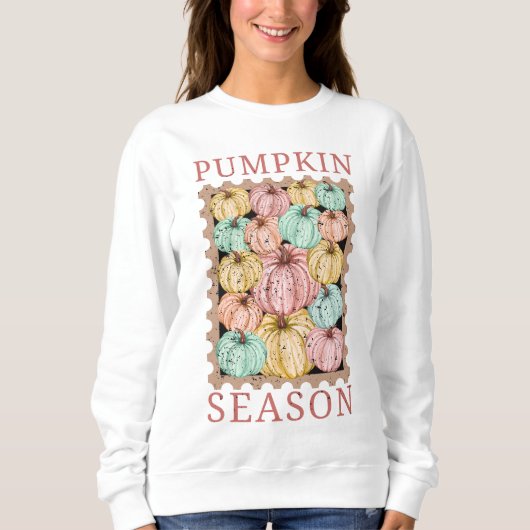Vintage Pumpkin Season Sweatshirt (Vorderseite)