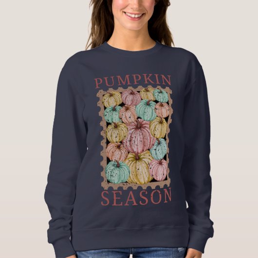 Vintage Pumpkin Season Sweatshirt (Vorderseite)