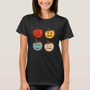 Vintage Pumpkins Beängstigend Spooky Retro O Lante T-Shirt