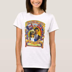 Vintage Punk 80'sroyal Hochzeit Charles und Di T-Shirt