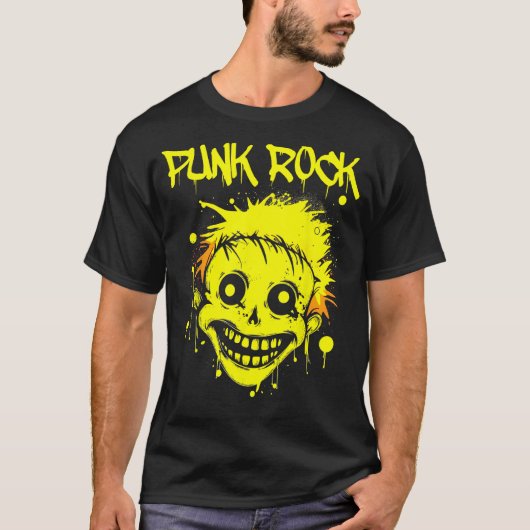 Vintage Punk Rock Concert Punk T-Shirt (Vorderseite)