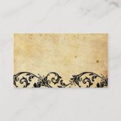 Vintage Punktekarten für die Damaske Platzkarte (Rückseite)