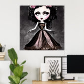 Vintage Puppe Poster (Heimbüro)