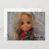 Vintage Puppe - Postkarte (Vorne/Hinten)