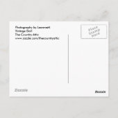 Vintage Puppe Postkarte (Rückseite)