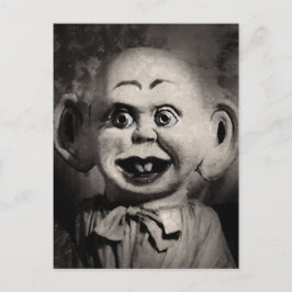 Vintage Puppe Postkarte