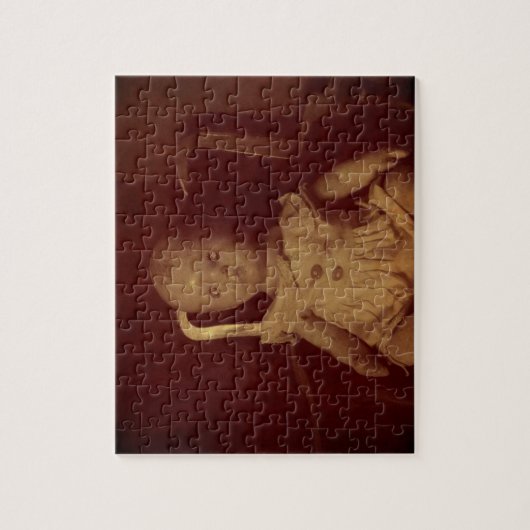 Vintage Puppe Puzzle (Vertikal)