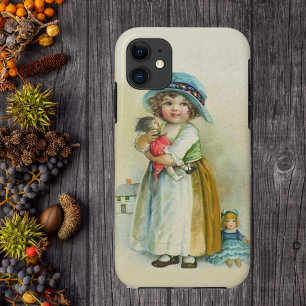 Vintage Puppen für kleine Mädchen mit pausbäckchen Case-Mate iPhone Hülle