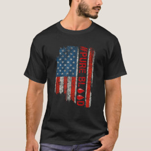 Vintage Pure Blood Bewegung Pureblood Freiheit USA T-Shirt