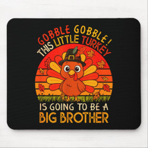 Vintage-Pute wird Big Brother Thanksgiving sein Mousepad