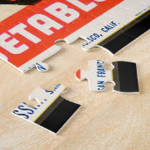 Vintage Puzzle des Frucht-Kisten-Aufkleber-2 (Seite)