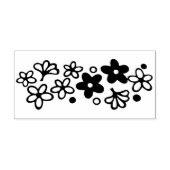 Vintage Pyrex Muster - Frühlingsblüten Gänseblümch Gummistempel (Prägung)