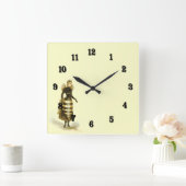 Vintage Quadratische Wanduhr (Zuhause)
