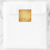 Vintage Quadratischer Aufkleber (Tasche)