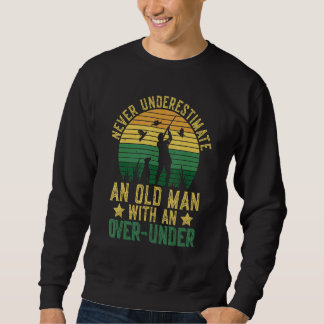 Vintage Quail Hunter Dad And Upland Game Hunting G Sweatshirt