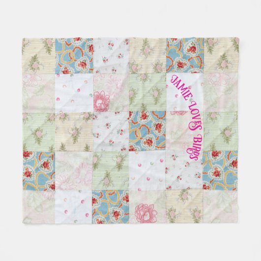 Vintage Qualität anpassen Fleecedecke (Vorderseite (Horizontal))