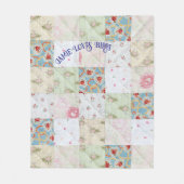 Vintage Qualität anpassen Fleecedecke (Vorderseite)