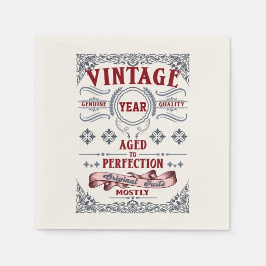 Vintage Qualität - bis zur Perfektion gealtert, Ge Serviette (Vorderseite)