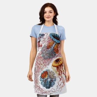 Vintage Qualle von Ernst Haeckel, Discomedusae Schürze