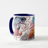 Vintage Qualle von Ernst Haeckel, Discomedusae Tasse (Vorderseite Links)