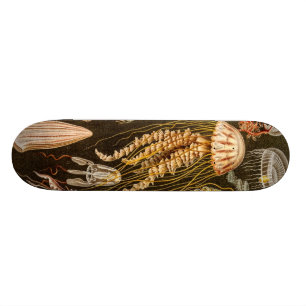 Vintage Quallen-Antiken-Qualle-Illustration Skateboard
