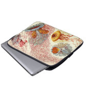 Vintage Quallen Laptopschutzhülle (Vorne Knopf)