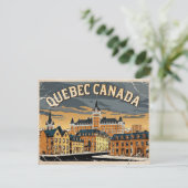 Vintage Quebec, Kanada Postkarte (Stehend Vorderseite)